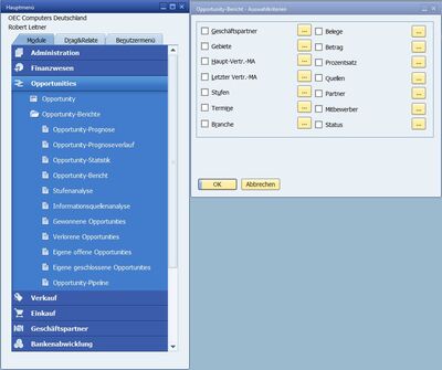 SAP Business One opportunity management