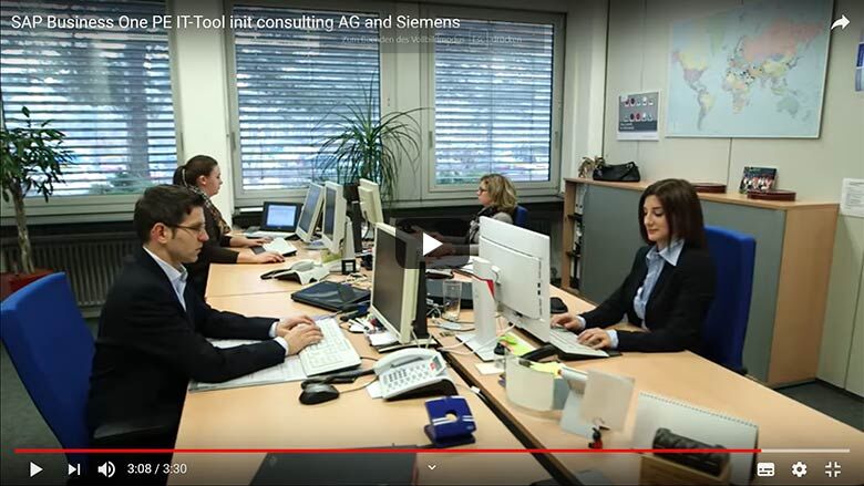 SAP Business One PE IT-Tool init consulting AG and Siemens