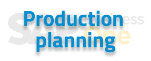 SAP B1 solution production planning